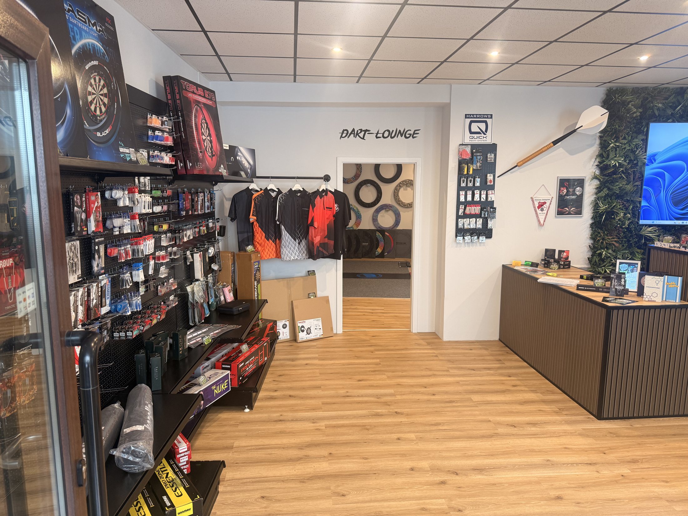 Eingang zum Decider Dartshop