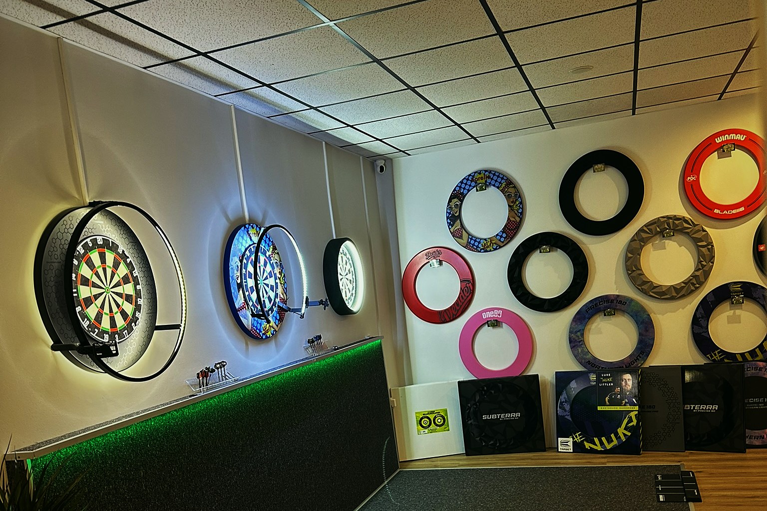 Eindruck aus dem Decider Dartshop in Delitzsch