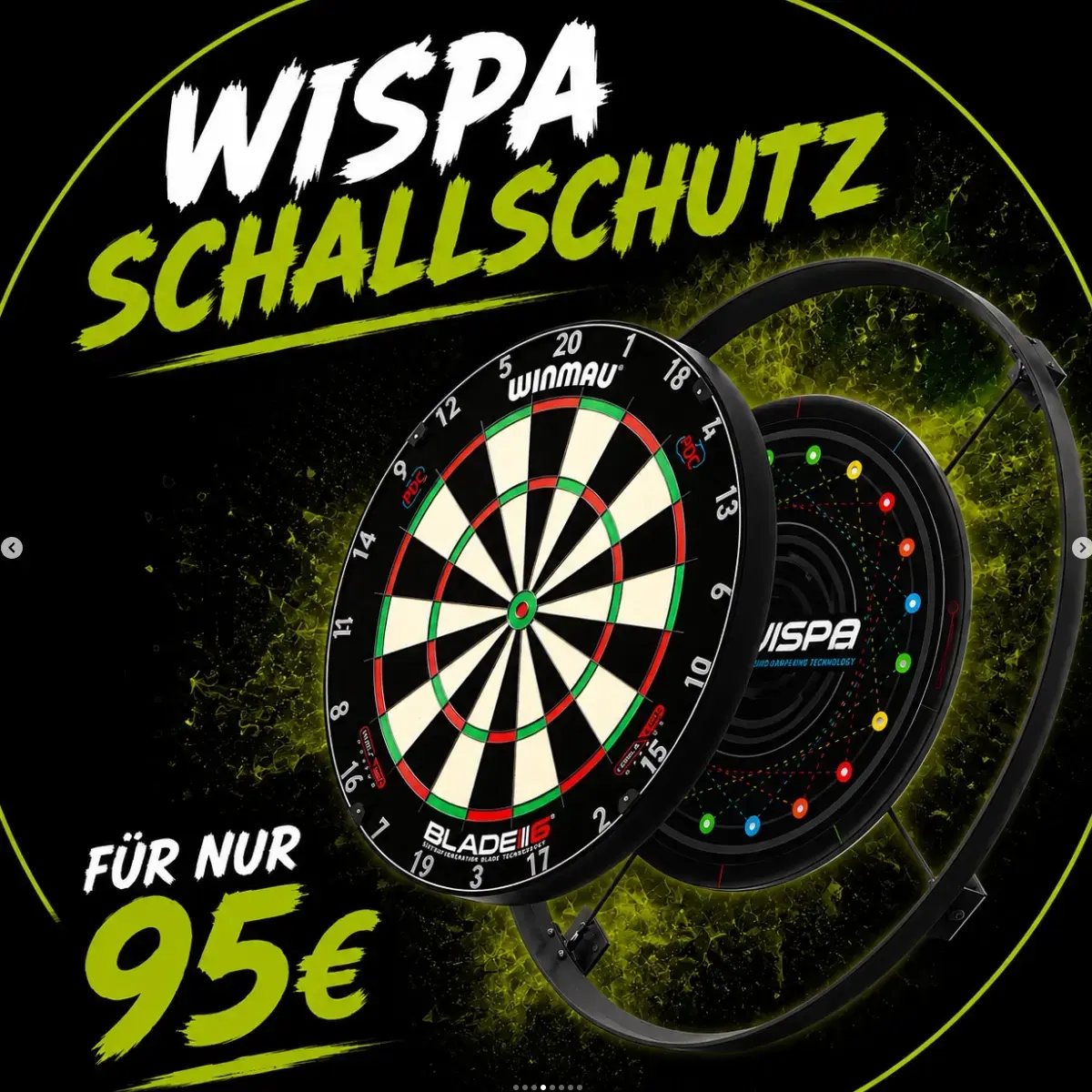 Winmau Wispa Schallschutz Angebot für 95 Euro