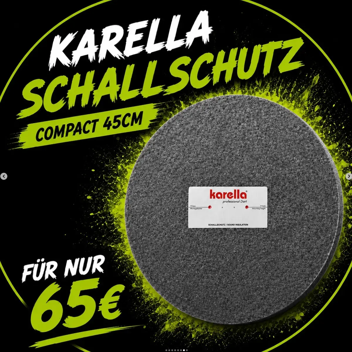 Karella Schallschutz Compact 45 Zentimeter Angebot für 65 Euro
