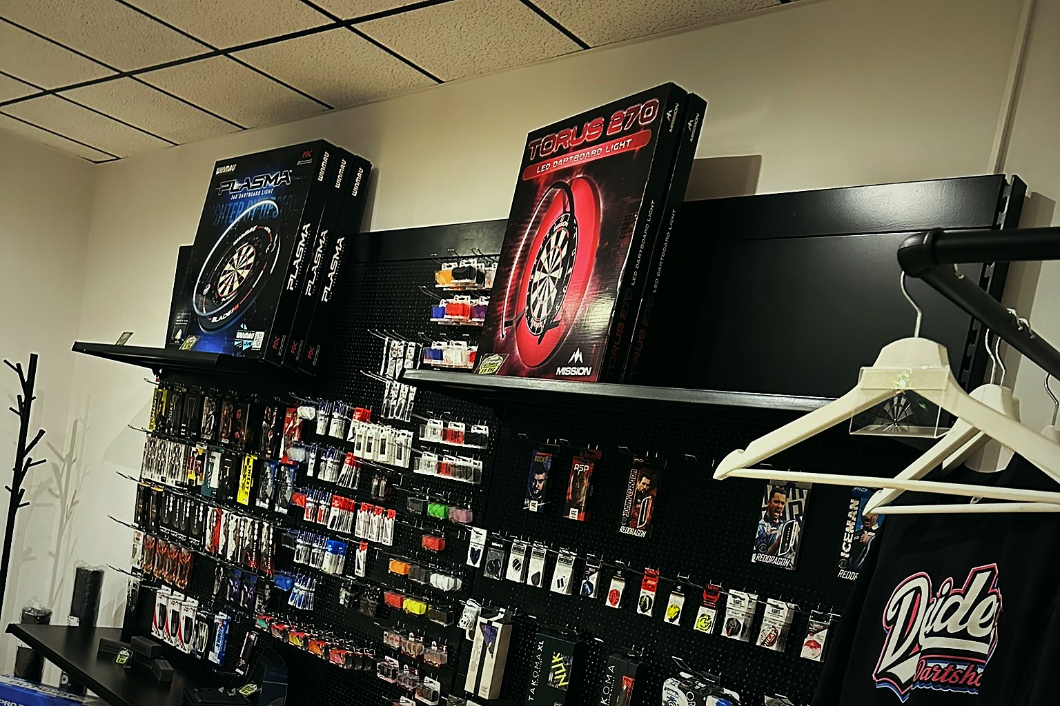 Decider Dart Shop – Platzhalter für den Dartbereich